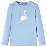  Dječja majica dugih rukava svjetloplava 140 | shoptok.hr