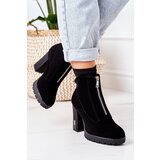 Boto Insulated Boots On A Block Heel Black Wonder Woman | Shoptok.si