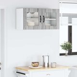  Stenska kuhinjska omarica s polico Siva Sonoma 80 x 31 x 40 cm | Shoptok.si