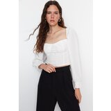Trendyol Ženski top Ecru | shoptok.hr