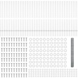  Stupovi ograde 22 kom U-kanal 140 cm pocinčani čelik Šesterokutna ograda 1.4x100 m pocinčani čelik | shoptok.hr