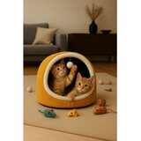 Paws &amp; Whiskers krevet za mačke Alaska STD, 40 x 35 x 35 cm, žuti Cijene