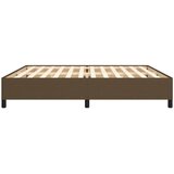  Okvir za krevet bez madraca tamnosmeđi 200x200 cm od tkanine | Eponuda.com