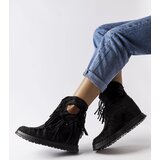 Gemre Black wedge ankle boots Giudice | Shoptok.si