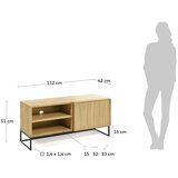 Kave Home TV komoda u dekoru hrasta u prirodnoj boji 112x51 cm Taiana – | shoptok.hr