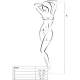 Passion BS047 - otvoreni mrežasti set s izrezima (bijeli) - SL | shoptok.hr