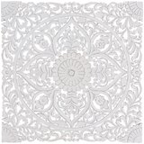 GINER Y COLOMER Starinsko belo ročno izrezljano vzglavje postelje 120x120 cm, (22147679) Cene