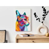  Slika za samostalno slikanje - Geometric Cat 40x60 | shoptok.hr