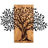 Zidna dekoracija 72x58 cm — stablo, drvo/metal | Eponuda.com