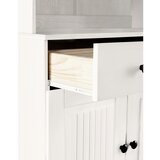 Støraa Bela vitrina iz masivnega bora 181x34 cm Mille – | Shoptok.si
