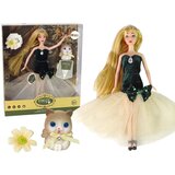  Emily u zelenoj haljini s macom i cvijetom | shoptok.hr