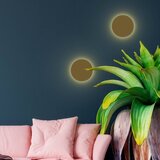  Zidna lampa LUNA 2x G9/8W/230V, prečnik 20 cm, zlatna | Eponuda.com