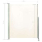 vidaXL uvlačiva bočna tenda za terasu 160 x 300 cm krem | shoptok.hr