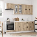  Kuhinjska jedinica PORTO 8 kom. Hrast sonoma Konstruirano drvo - Hrast sonoma 80 cm | shoptok.hr
