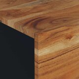 Klubska mizica 80x50x40 cm trden akacijev les in inženirski les, (20712898) | Shoptok.si