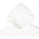  Deka majica s kapuljačom Bijelo L Flis i flanel | shoptok.hr