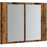 vidaXL LED ormarić s ogledalom staro drvo 60x12x45cm konstruirano drvo | shoptok.hr