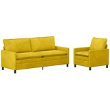  Set sofe 2 pcs Žuta Baršun | shoptok.hr