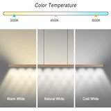  Immax NEO 07310L-LED prigušiva luster na sajli sa senzorom MADEIRA 37W/230V 157 cm jasen | Eponuda.com