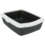Pijesak WC posoda za mačke 37x15x48 cm siva | Shoptok.si