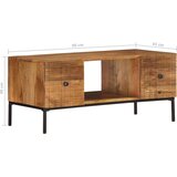  Stolić za kavu 90 x 45 x 40 cm od masivnog drva manga | shoptok.hr
