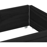  Vrtna sadilica crna 150x50 cm od masivne borovine | shoptok.hr