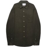Portuguese Flannel Srajce z dolgimi rokavi Teca Shirt - Green Zelena Cene