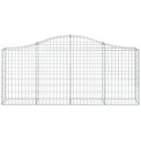  Lučne gabionske košare 6 kom 200x30x80/100 cm pocinčano željezo | shoptok.hr