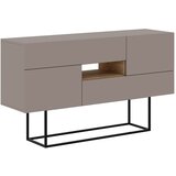 Marckeric Siva/bež niska komoda 145x82 cm Titan – Cijene
