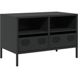 Maison Chic TV omarica - TV enota - Televizijska omarica črna 68x39x43,5 cm hladno valjano jeklo, (21701568) | Shoptok.si