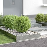  Ograda oko Travnjaka Srebrno 60 x 60 x 13 cm Cinkani čelik | shoptok.hr