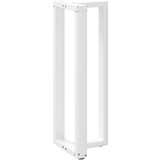  Noge za barsko mizo v obliki črke T, 2 kosa, bele barve, 40x35x(110-111) cm, jeklo | Shoptok.si