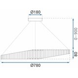 Toolight Lampa APP1202-CP | shoptok.hr
