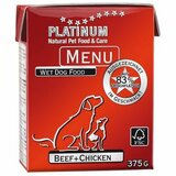 Platinum hrana za pse menu govedina i piletina 375gr Cene