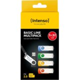 Intenso 5x32GB Basic Line USB 2.0 Memory Sticks - Colour | shoptok.hr
