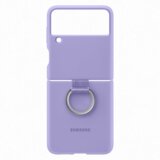 Samsung original silikonski Ring Case ovitek EF-PF711TVE za SAMSUNG Galaxy Z Flip 3 F711 - vijola Cene