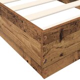  Okvir kreveta za pod Staro drvo 80 x 200 cm Konstruirano drvo | shoptok.hr