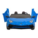  Licencirani auto na akumulator Lamborghini Aventador SV - dvosjed - plavi | shoptok.hr
