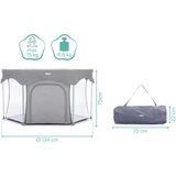 Fillikid dječja igraonica/vrtić Atena Hexagon 6-kutna, siva | shoptok.hr
