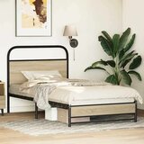  Posteljni okvir brez vzmetnice 107x203 cm sonoma inž. les, (21607461) | Shoptok.si