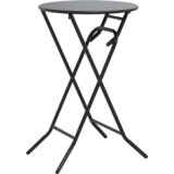  Sklopivi vrtni stol Antacitski Ø50x72 cm Čelik | shoptok.hr