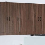 vidaXL Zidni kuhinjski ormarić s policom Smeđi hrast 50 x 31 x 100 cm | shoptok.hr