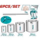  6-delni set karbidnih kronskih žag 33/53/73/83mm (TAC44061) | Shoptok.si