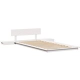  Krevetna konstrukcija Bijelo 90 x 190 cm boja drva | shoptok.hr