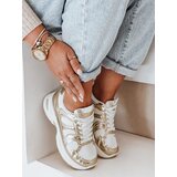 DStreet Sneakersy damskie na płaskiej podeszwie GLISSWALK beżowe ZY0616 | Shoptok.si