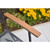 Gardenson VRTNA GARNITURA ITANOS aluminij barve grafita, naravne barve | Shoptok.si