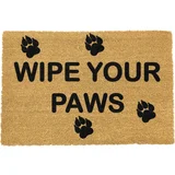 Artsy Doormats Predpražnik iz naravnih kokosovih vlaken Wipe Your Paws, 40 x 60 cm
