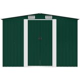  Vrtna kućica za pohranu zelena metalna 257 x 205 x 178 cm | shoptok.hr