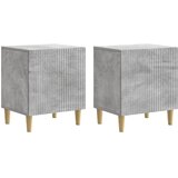  Noćni ormar 2 kom. Betonska siva 43 x 34,5 x 50 cm | shoptok.hr