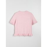 Sinsay Bluza u stilu pulovera s dodatkom vune i volanom | shoptok.hr